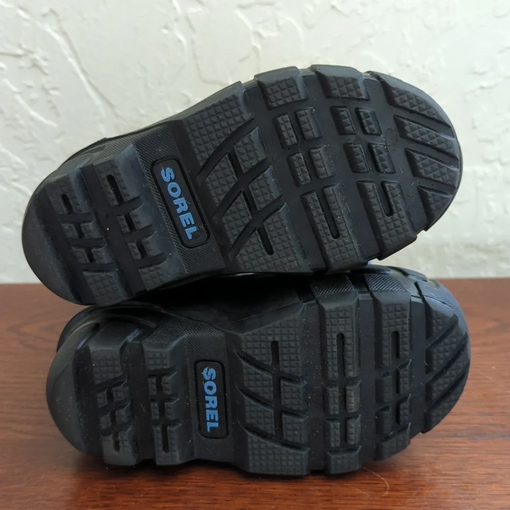 Sorel Toddler's Blue & Black Cub Snow Boots Size 9